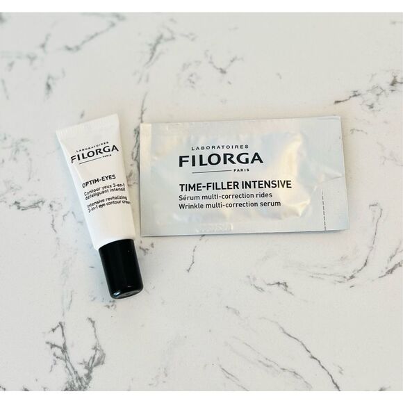 Filorga Optim-Eyes Time-Filler Intensive Serum Wrinkle Contour Cream Travel Size - Picture 1 of 2